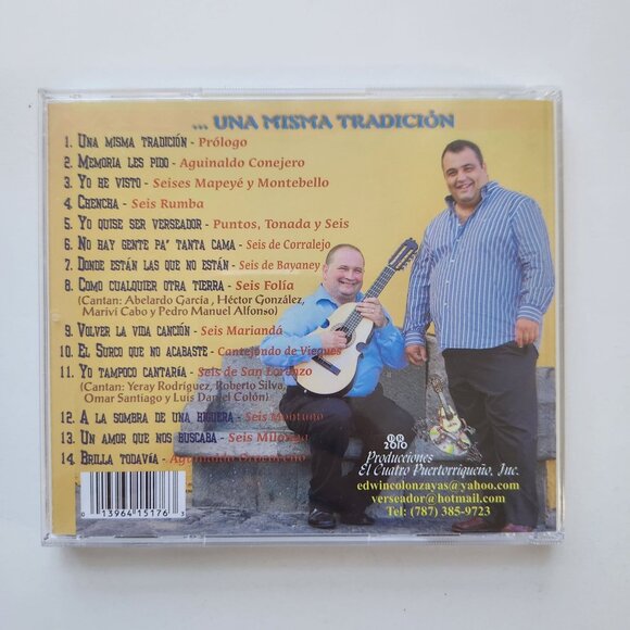 Una Misma Tradición CD By Yeray Rodríguez Quintana & Edwin Colón Zayas *SIGNED* - Picture 2 of 8